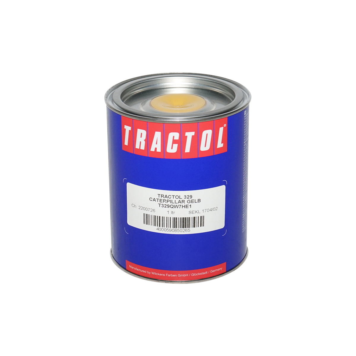 Autófesték sárga, Caterpillar típus, 1L, Tractol
