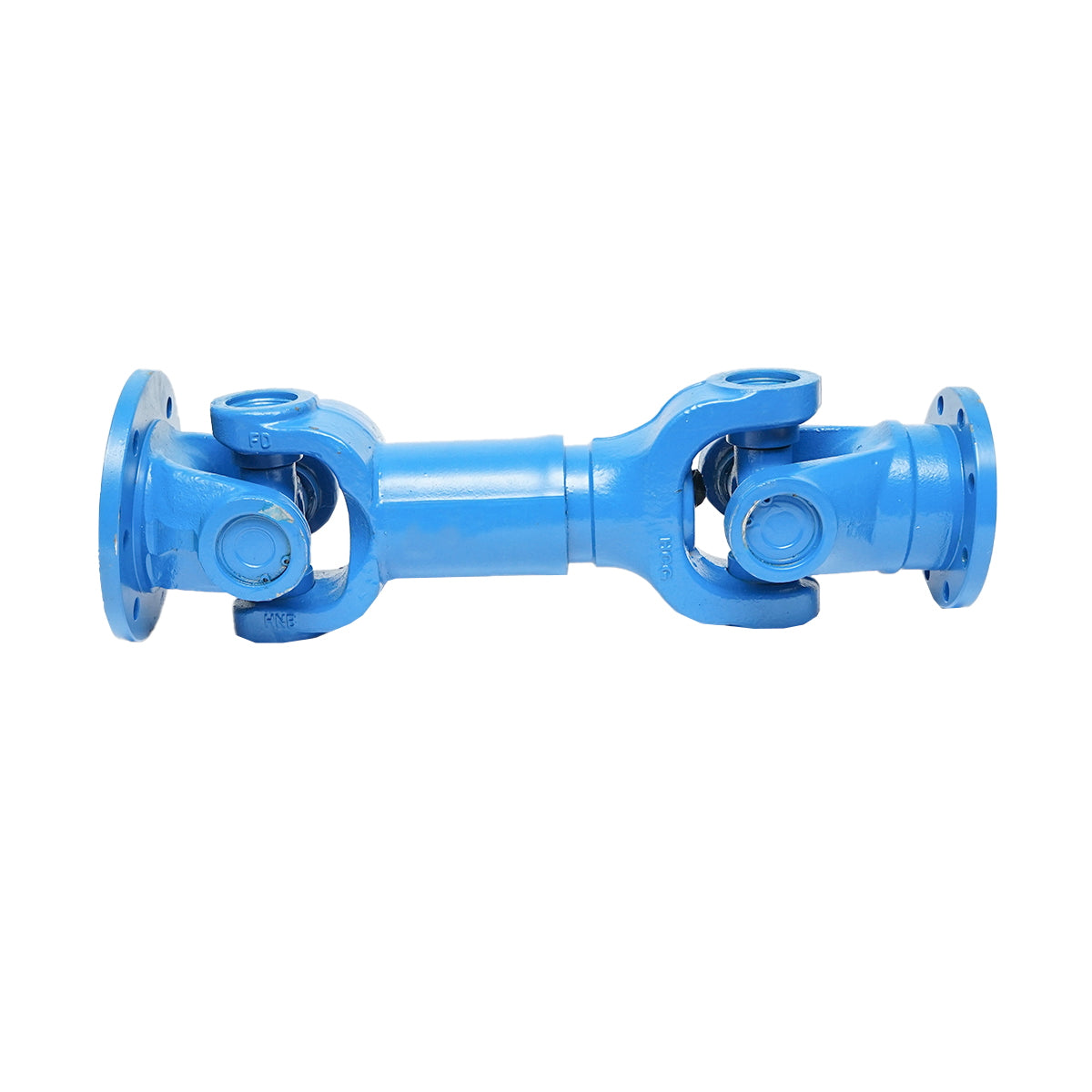 Középső hajtás kardántengely 460 mm hosszban, 10x12 mm peremmel Erdei traktorhoz