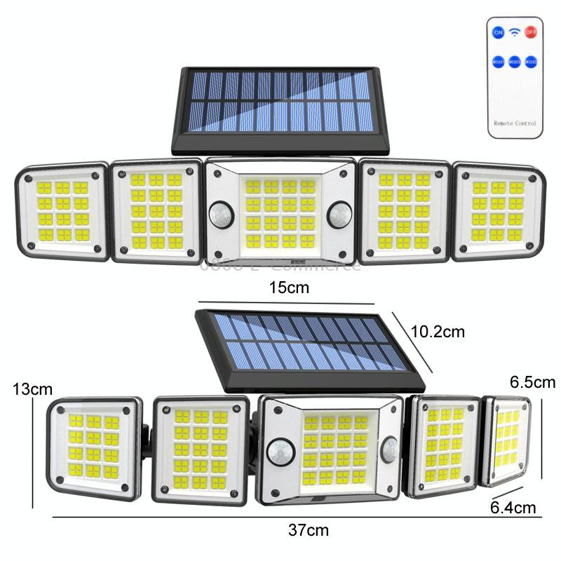 LED lámpa, napelemmel, távirányítóval és 2400 mAh akkumulátorral, IP65, Breckner Germany