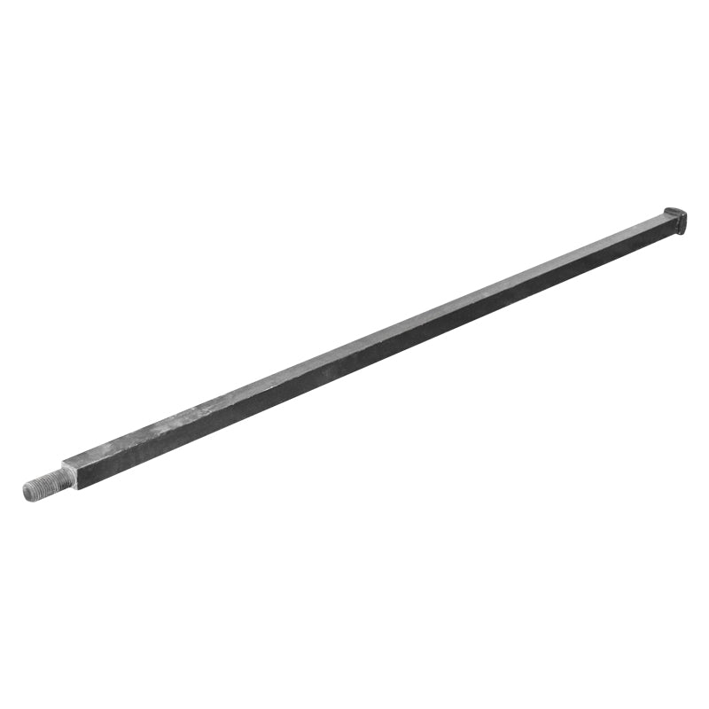 Négyzetes tárcsatengely lengyel fűkaszához 36x36 mm, hossz 1575 mm, M29 menettel, C+F kivitelben