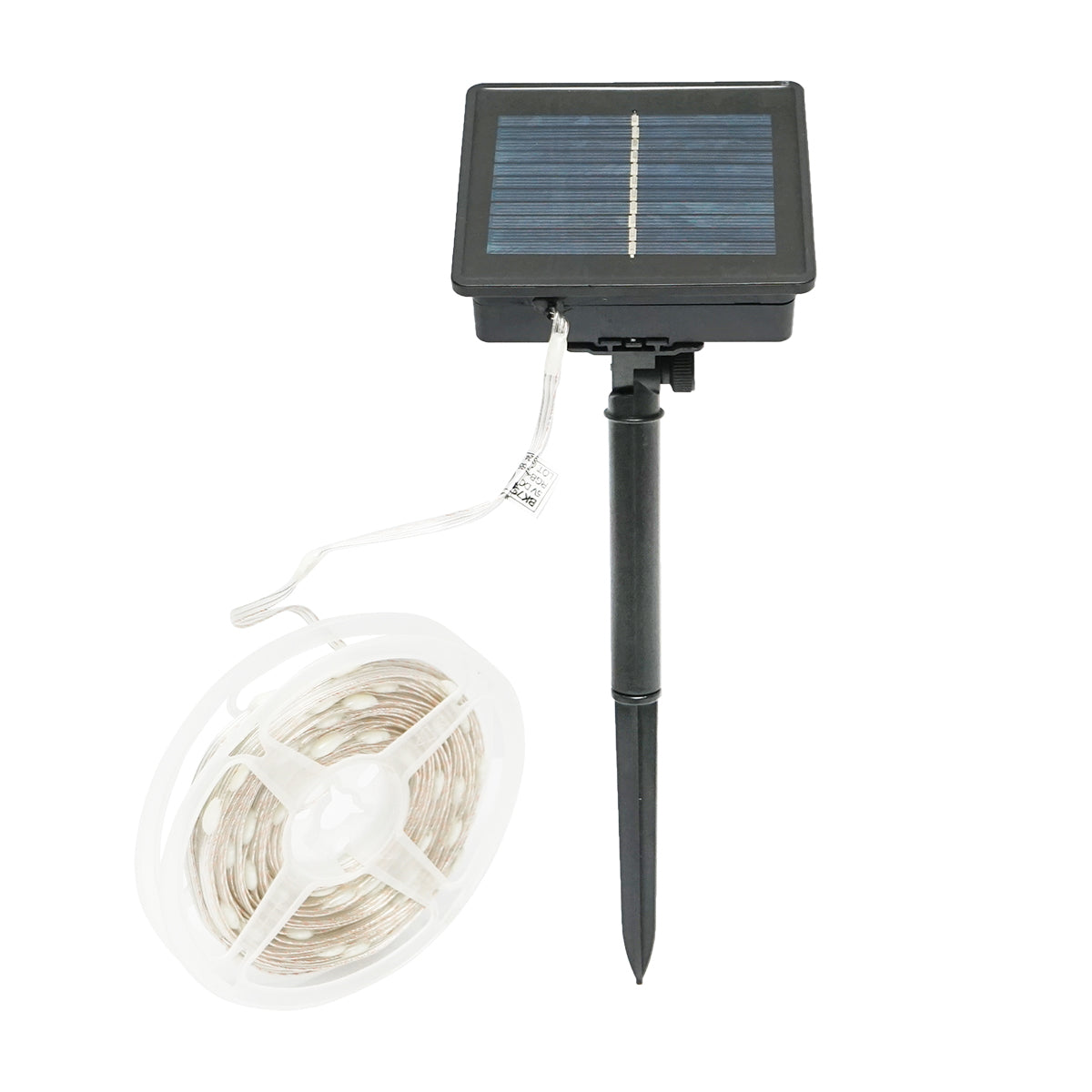 LED szalag napelemes, 5V, 10 m, távirányítóval, RGB+IC, IP65, Breckner Germany