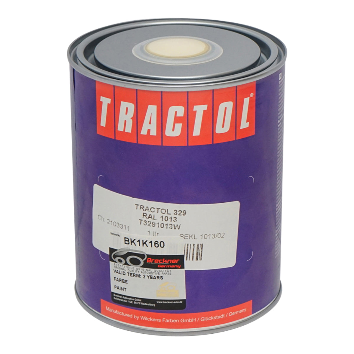 Autófesték fehér, Bobcat típus, 1L, Tractol