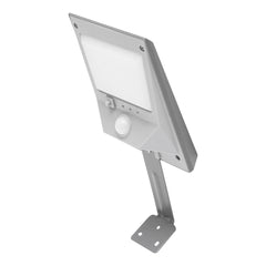 Napelemes LED lámpa 2W, 6500K, IP44, mozgásérzékelővel, napelemmel és akkumulátorral, Breckner Germany