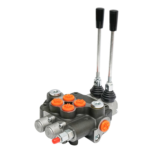 Hidraulikus osztómű 2 karral, M22x1.5 csatlakozással, 80 l/perc átfolyással Erdei traktorhoz Breckner Germany gyártmány