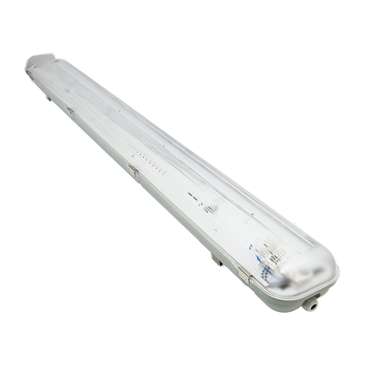 LED világítótest fluoreszkáló csőhöz, 2x36W, 220V, 1270x130x90 mm, IP65, Breckner Germany