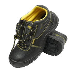 Védőbakancs acél lábujjvédővel és acél talplemezzel, 42-es méret, Crownman