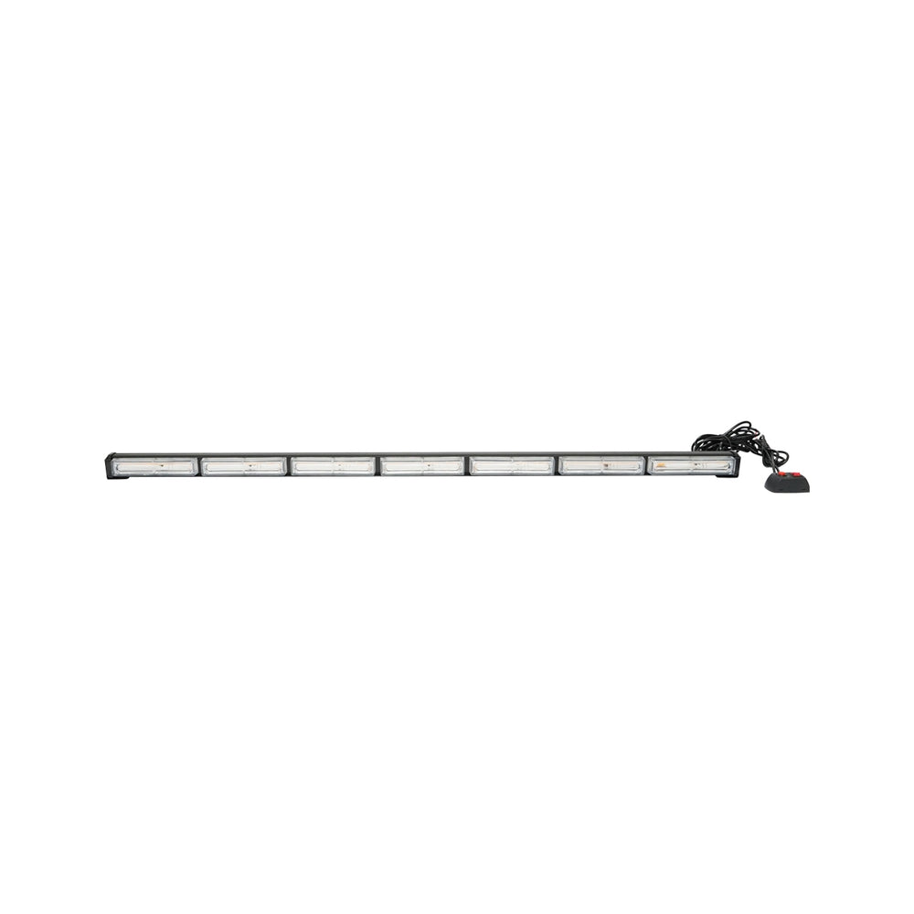 Stroboszkópos fényhíd 7 fénymodullal 12V sárga BRECKNER GERMANY