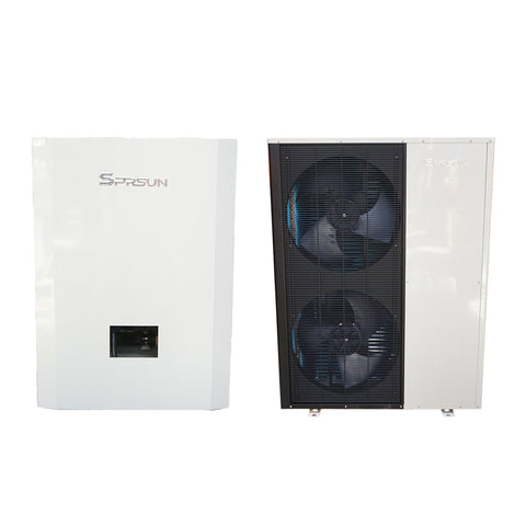 MONOBLOKKOS LEVEGŐ-VÍZ HŐSZIVATTYÚ, 28 KW, 380V, TELEPÍTÉSI KÉSZLETTEL, SPRSUN
