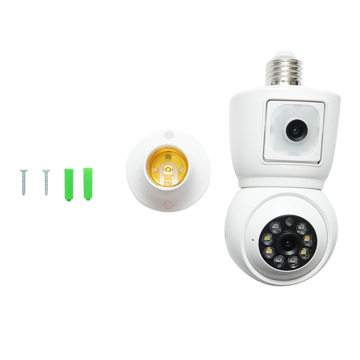 Felügyeleti kamera, 4 MP, 7.6W napelemmel, 18650 mAh akkumulátor, 4G SIM, 360° PTZ, 64 GB memóriakártyával, PIR mozgásérzékelő, iCSee alkalmazás