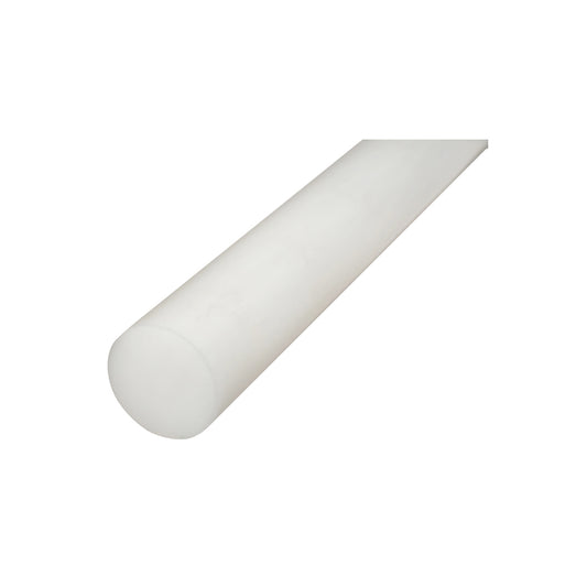 Poliamid, poli-oximetilén (POM) fehér rúd, 1000x50mm, 2.88 kg