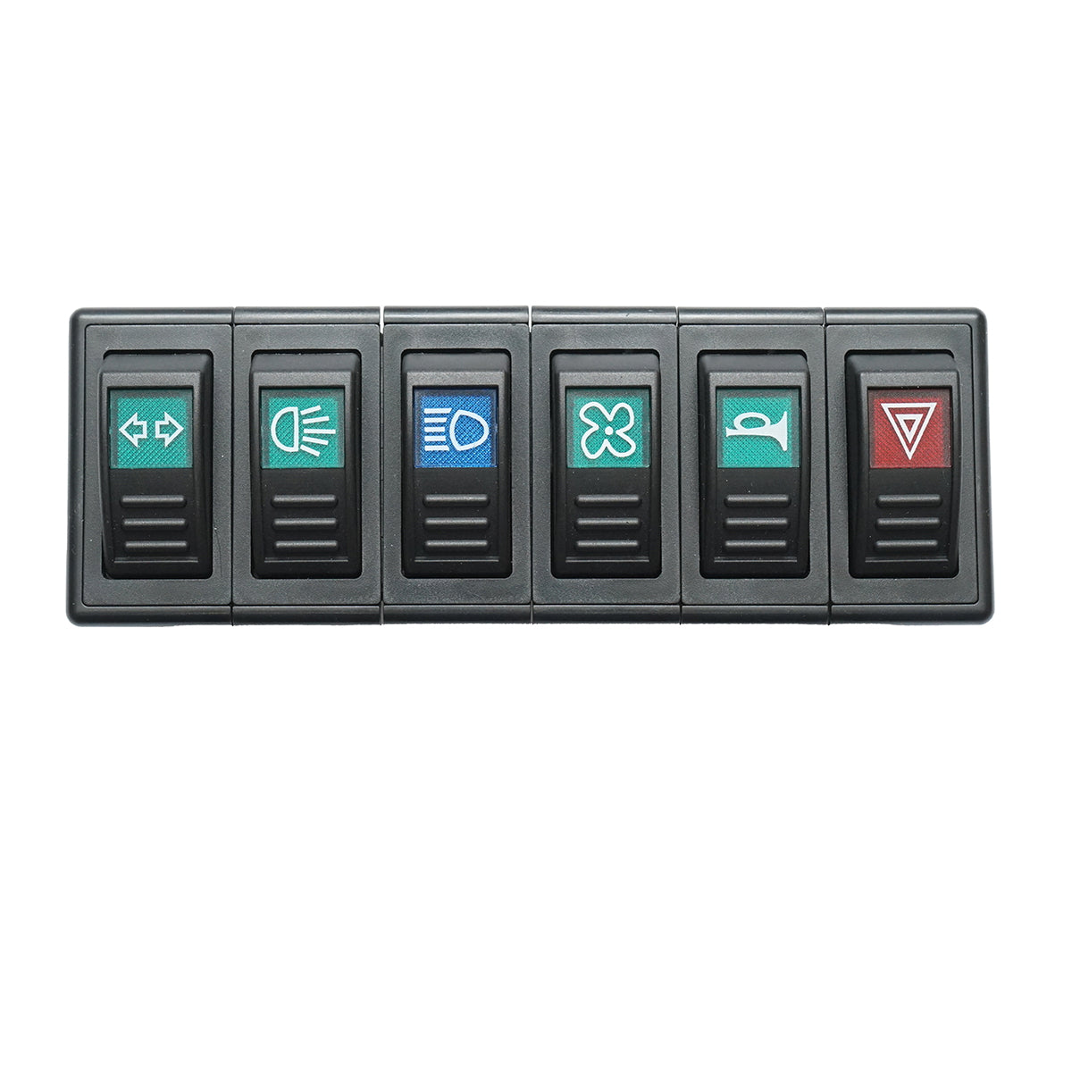 Vezérlőpanel, univerzális, 6 gombos kapcsolóval