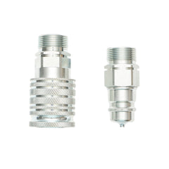 HIDRAULIKUS GYORSCSATLAKOZÓ PÁR KÜLSŐ MENETTEL, M26×1.5 MM, BRECKNER GERMANY