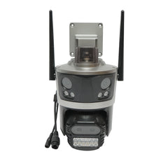 FELÜGYELETI KAMERA, 4 LENCSÉVEL, 3 DB 12 MP OBJEKTÍV, DUPLA CPU VEZÉRLÉS, P2P WIFI 2.4GHZ, PTZ, MOZGÁSÉRZÉKELŐ, SZÍNES ÉJJELLÁTÁS, AI EMBERI JELENLÉT FELISMERÉS, ICSEE ALKALMAZÁS