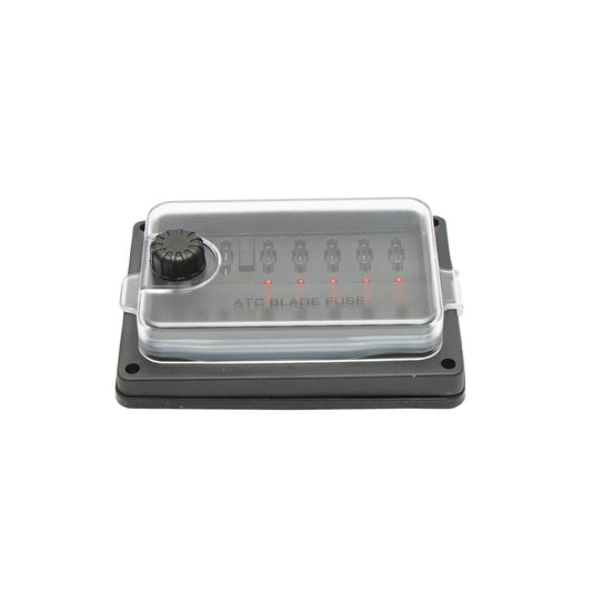 Lapos biztosíték elosztó, 10 ágú, Breckner Germany