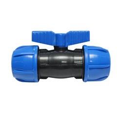 GÖMBCSAPOS KOMPRESSZIÓS CSATLAKOZÓ, D63X63 MM, PN10, POELSAN