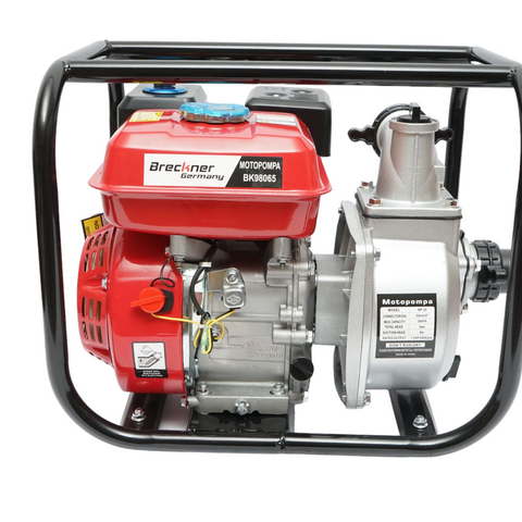 BENZINMOTOROS SZIVATTYÚ WP20, 7,5 LE, 2 COLOS, 30 M3/H KAPACITÁS, 8 M SZÍVÓMÉLYSÉG, 30 M EMELŐMAGASSÁG, BRECKNER GERMANY