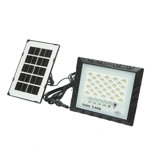 LED reflektor 25W, 3W napelemmel, 4000 mAh akkumulátorral és távirányítóval, IP67, Breckner Germany