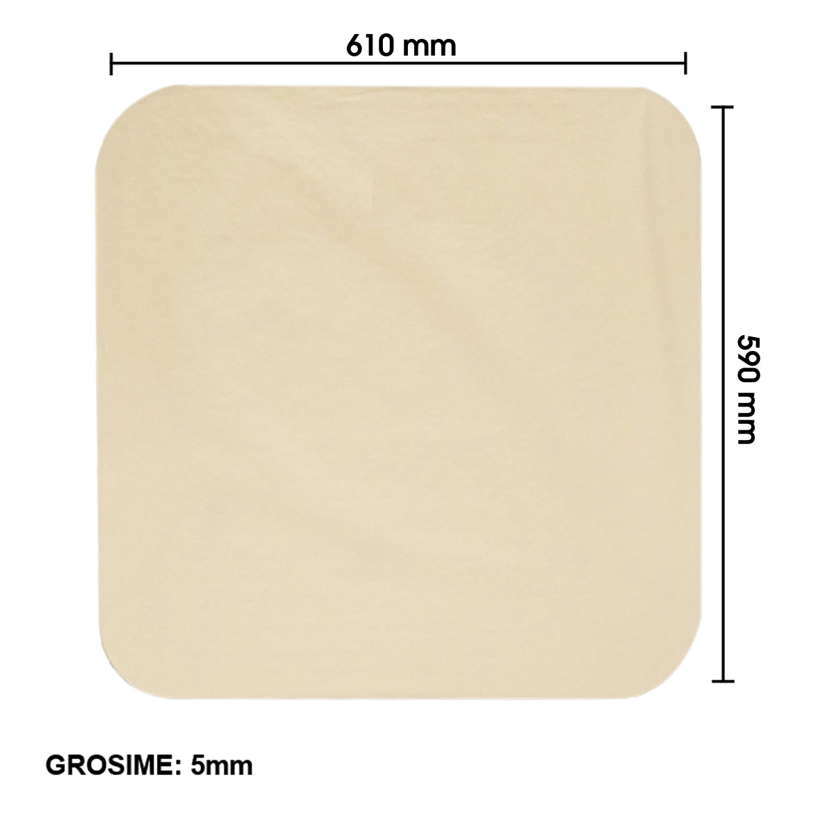 Ajtóüveg 590x610 mm méretben Erdei traktorhoz