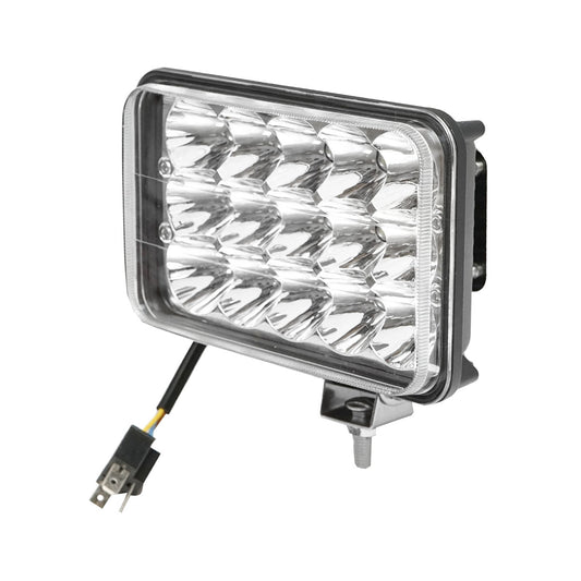 Lámpa, 15 LED-del, 2 funkciós, 10–30V, 45W, 30° sugárzási szög