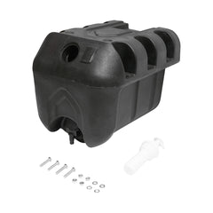 VÍZTARTÁLY 30 LITERES CSAPPAL ÉS 250 ML-ES SZAPPANADAGOLÓVAL FEKETE MŰANYAG 332X420X331 MM