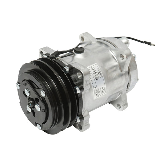Klímakompresszor A/C JCB, New Holland, Case IH gépekhez, OEM kód: 04437339/10, 04437339, 84018078, 9831429, 89831429, 060506146