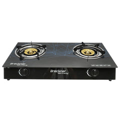 GÁZTŰZHELY, 2 ÉGŐS ÖNTÖTTVAS 3KW, BIZTONSÁGI ÜVEG 700X380X94MM BRECKNER GERMANY