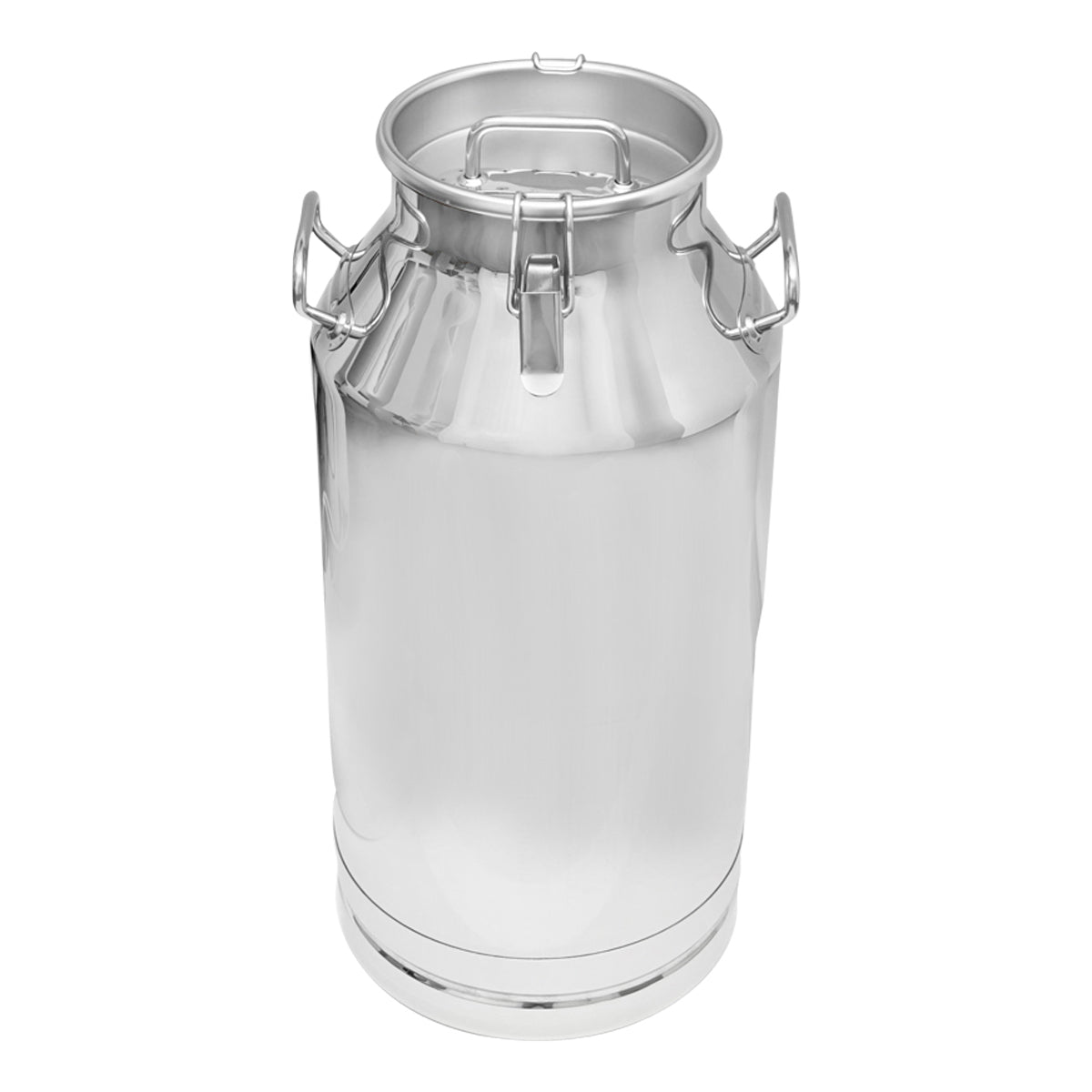 Rozsdamentes acél tejtartály fedéllel, 50 L, tehénfejő géphez, Breckner Germany