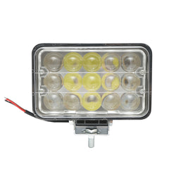 LÁMPA, 15 LED-DEL, 10–30V, 45W, 60° SUGÁRZÁSI SZÖG