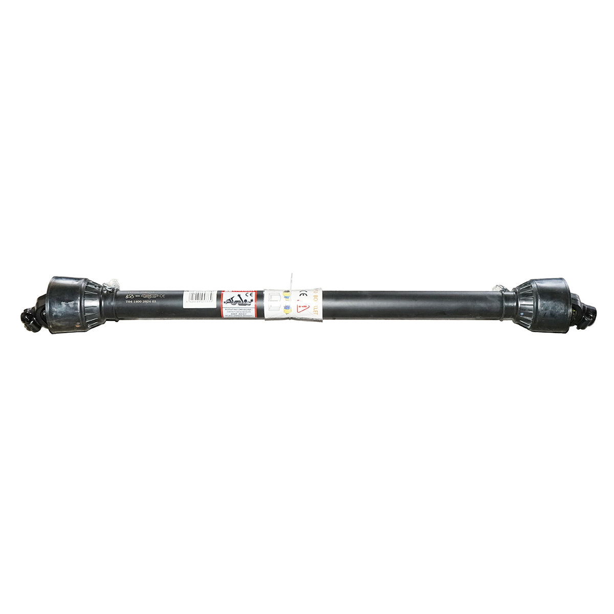 Kardántengely 1400 mm, T4, kereszt 27x74,6 mm, háromszög alakú csővel, 1 3/8" Z=6
