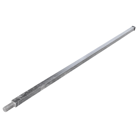 Négyzetes tárcsatengely lengyel fűkaszához 40x40 mm, hossz 2000 mm, M35 menettel, C+F kivitelben