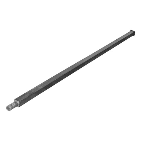 NÉGYZETES TÁRCSATENGELY LENGYEL FŰKASZÁHOZ 36X36 MM, HOSSZ 1850 MM, M29 MENETTEL, C+F KIVITELBEN