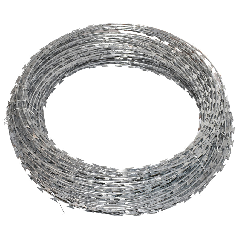 Horganyzott concertina pengésdrót, 15 m, átmérő: 450 mm, 7,0 kg/tekercs