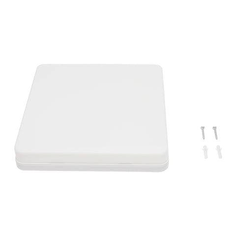 LED mennyezeti lámpa 36W, 220V, IP20, 230 mm, négyzet alakú beltéri/kültéri világítótest, nedvességálló, Breckner Germany