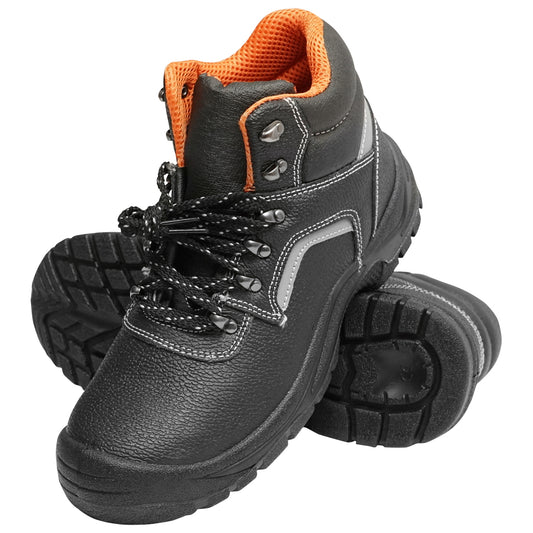 Munkavédelmi bakancs, 44-es méret, acél lábujjvédővel és talplemezzel, típus: 5015
