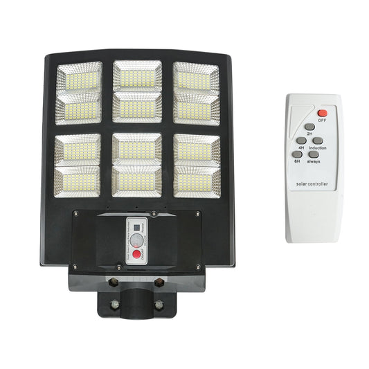 Napelemes LED utcai lámpa 600W, 6500K, IP65, mozgásérzékelős távirányítóval Breckner Germany