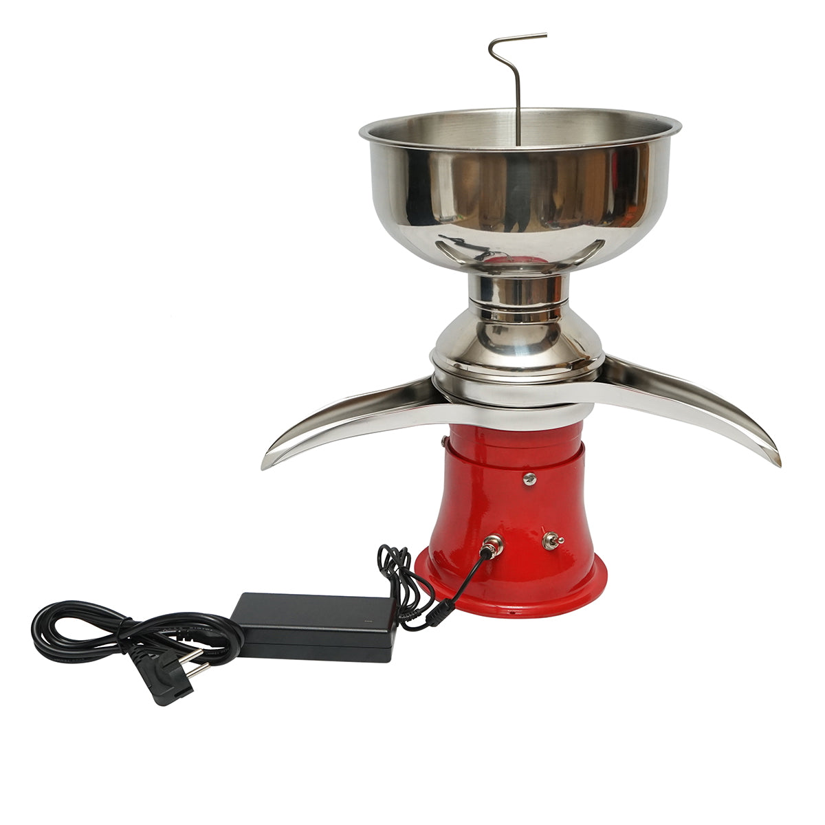 Automata tejszínleválasztó, 30 W, 220 V, 5 literes rozsdamentes acél tartállyal, kapacitás 50 l/óra