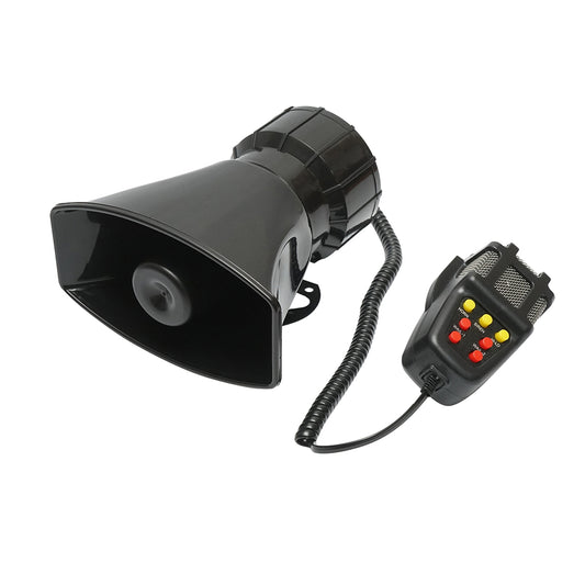 Sziréna, 7 figyelmeztető móddal, 12V / 100W, Breckner Germany