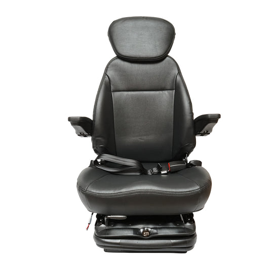 Univerzális állítható traktorülés biztonsági övvel, kartámasszal és mechanikus felfüggesztéssel, mérete: 800x610 mm