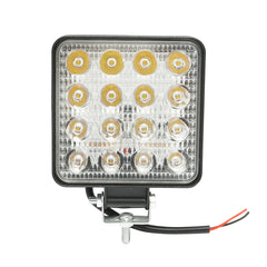 LÁMPA, 16 LED-DEL, 10–60V, 48W, 60° SUGÁRZÁSI SZÖG, NÉGYZETES KIVITEL, BRECKNER GERMANY