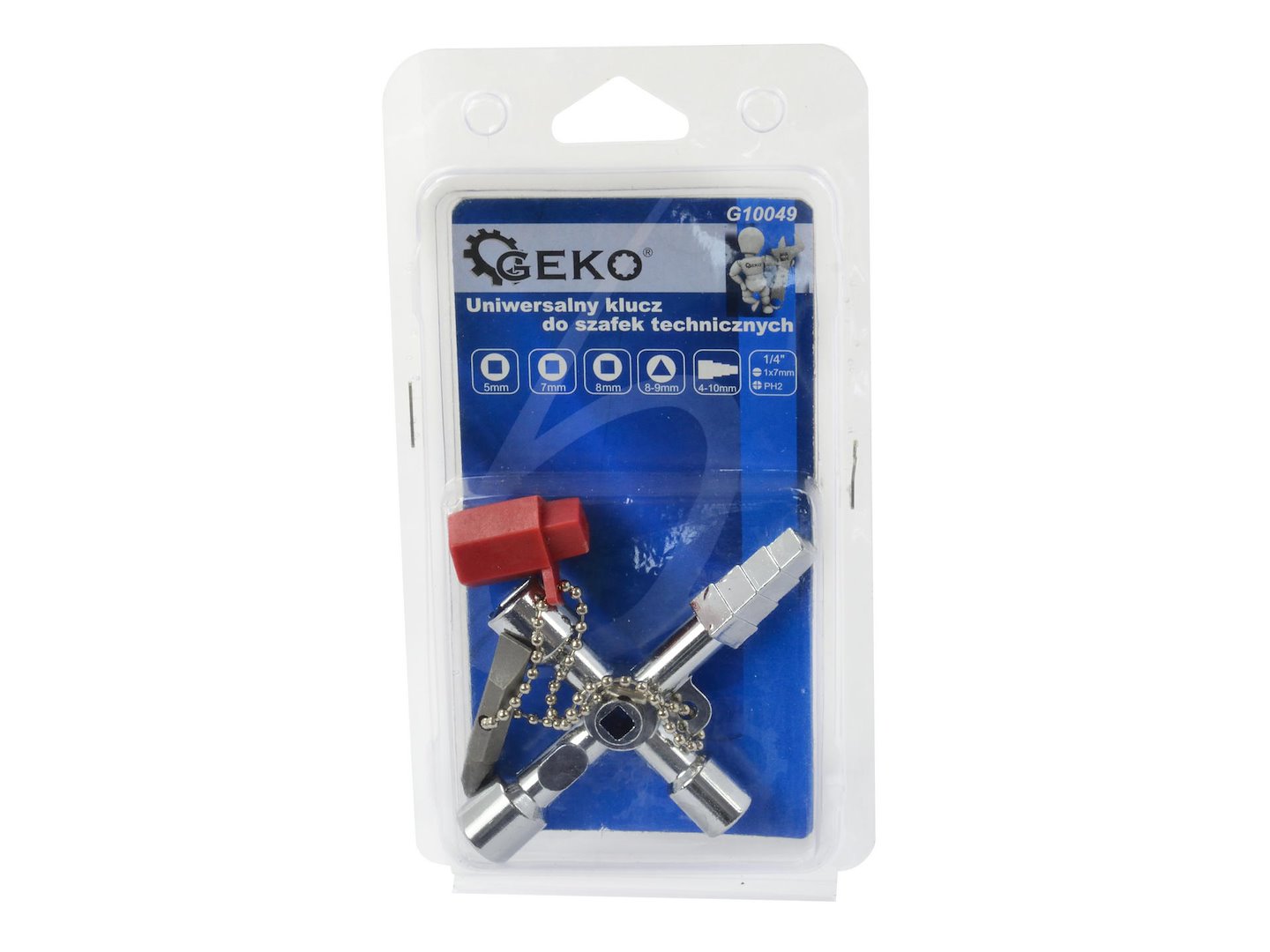 UNIVERZÁLIS KULCS MŰSZAKI SZEKRÉNYEKHEZ GEKO