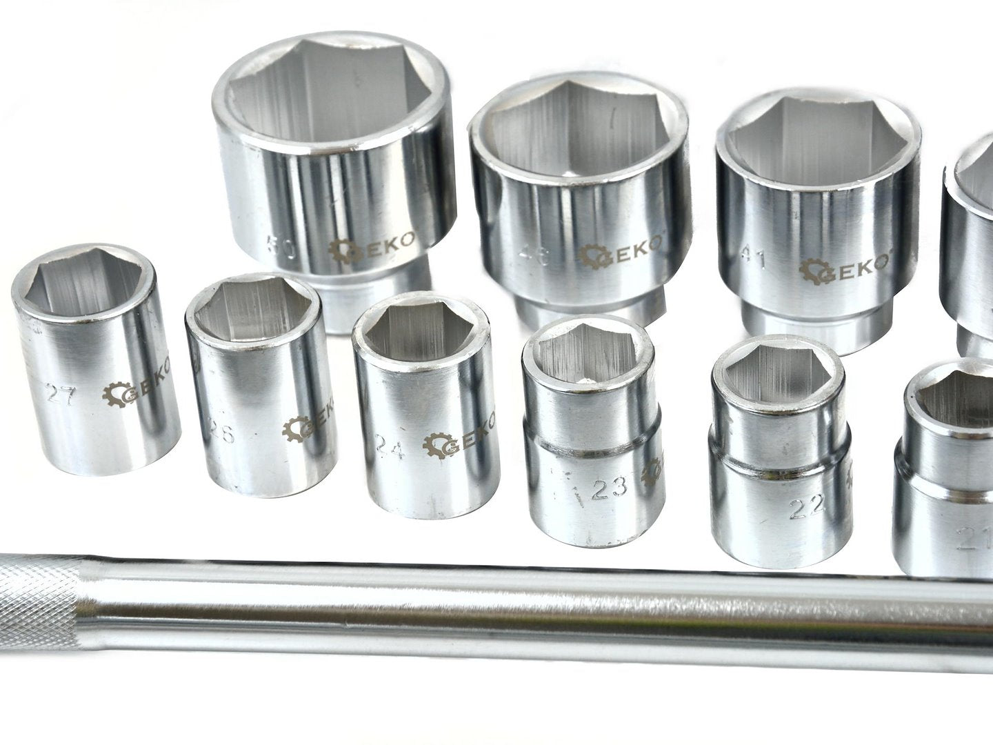 RACSNIS DUGÓKULCS KÉSZLET 3/4" 19-50 MM 21 DB GEKO