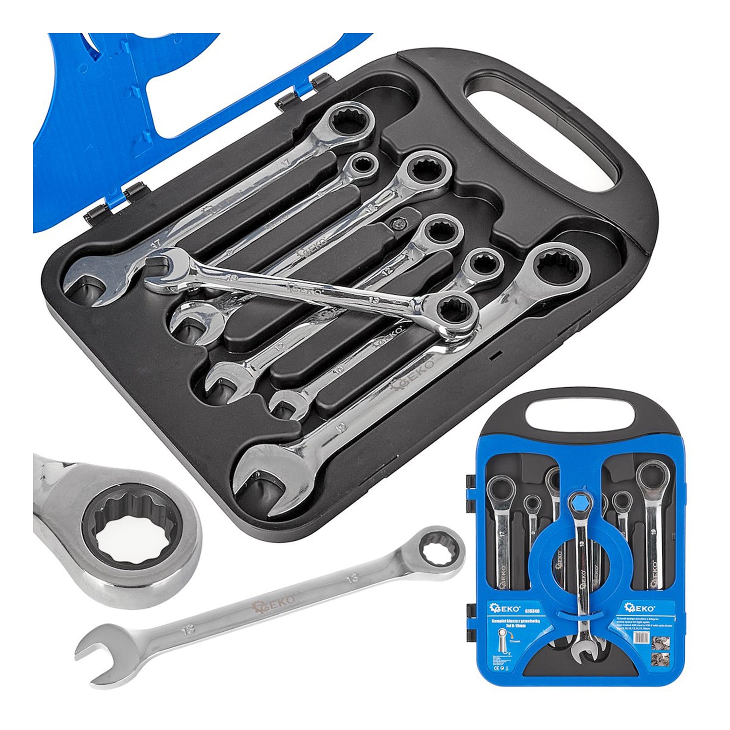 RACSNIS CSILLAG - VILLÁSKULCS KÉSZLET 8-19 MM 7 DB GEKO