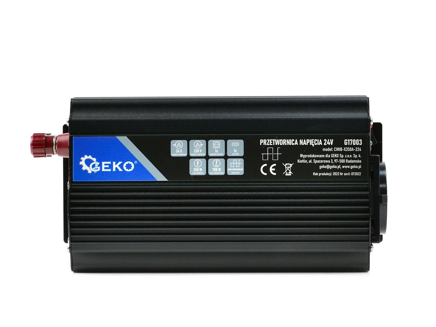 FESZÜLTSÉG ÁTALAKÍTÓ - INVERTER 24 - 220 V 350/700 W