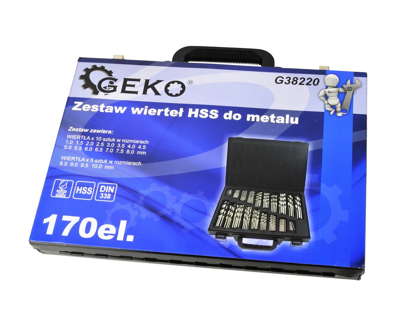 FÉM FÚRÓSZÁR KÉSZLET HSS 170 DB GEKO
