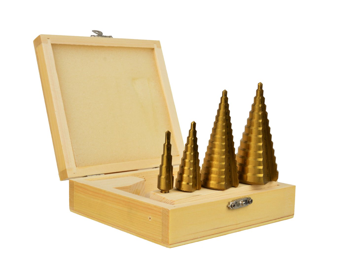 LÉPCSŐS FÚRÓ KÉSZLET HSS 4 DB GEKO