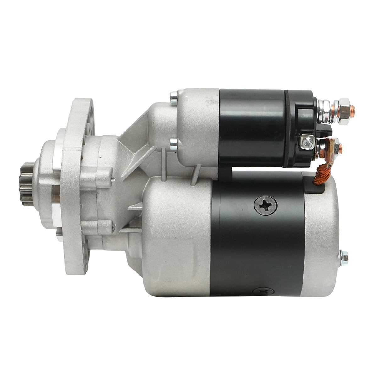 Villanymotor 12V, 3,0 kW, 340 mm, Bosch típus John Deere-hez, Renault-hoz, OEM kód: AL110597, RE239087, RE41748, RE41749, AR91813, AL62690, AL110598, RE42730