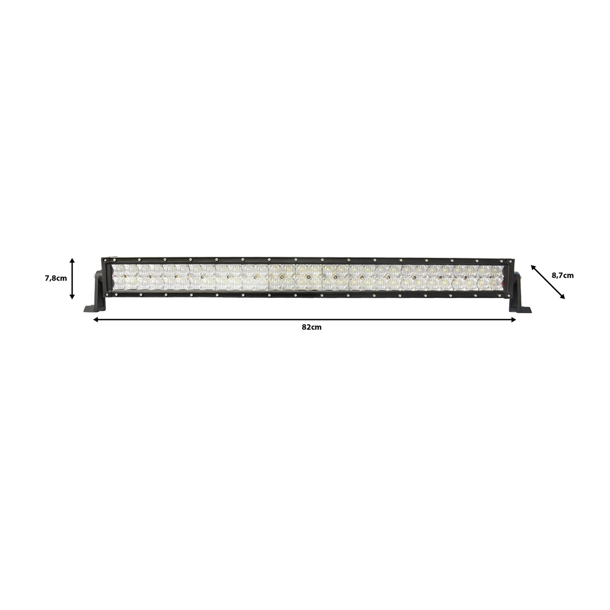 LED fényhíd 60 LED 9-60V 180W 6000K Brechner Germany