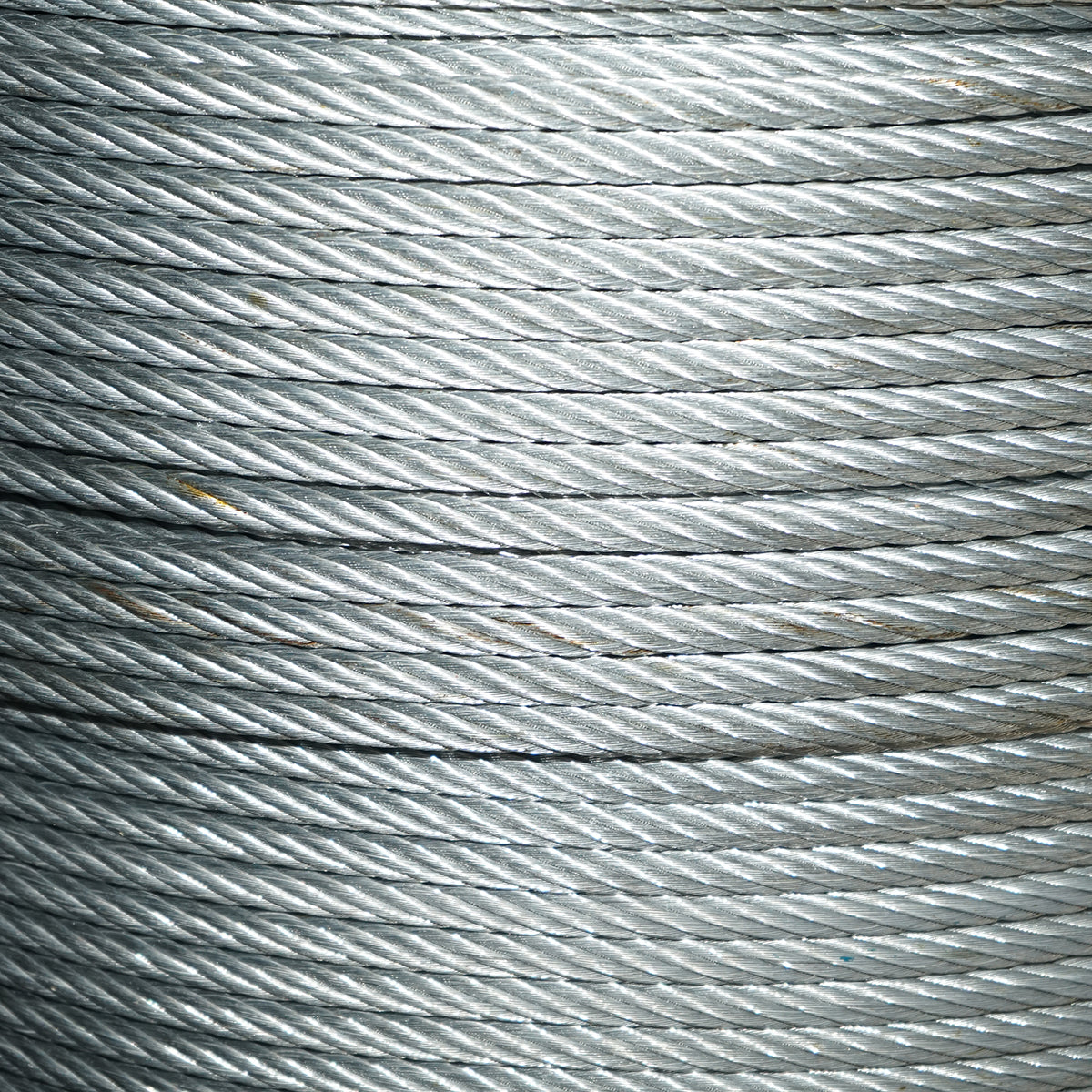 ACÉL CSÖRLŐKÁBEL 6X37 FI 14MM TEXTILMAGGAL, 50M/TEKERCS