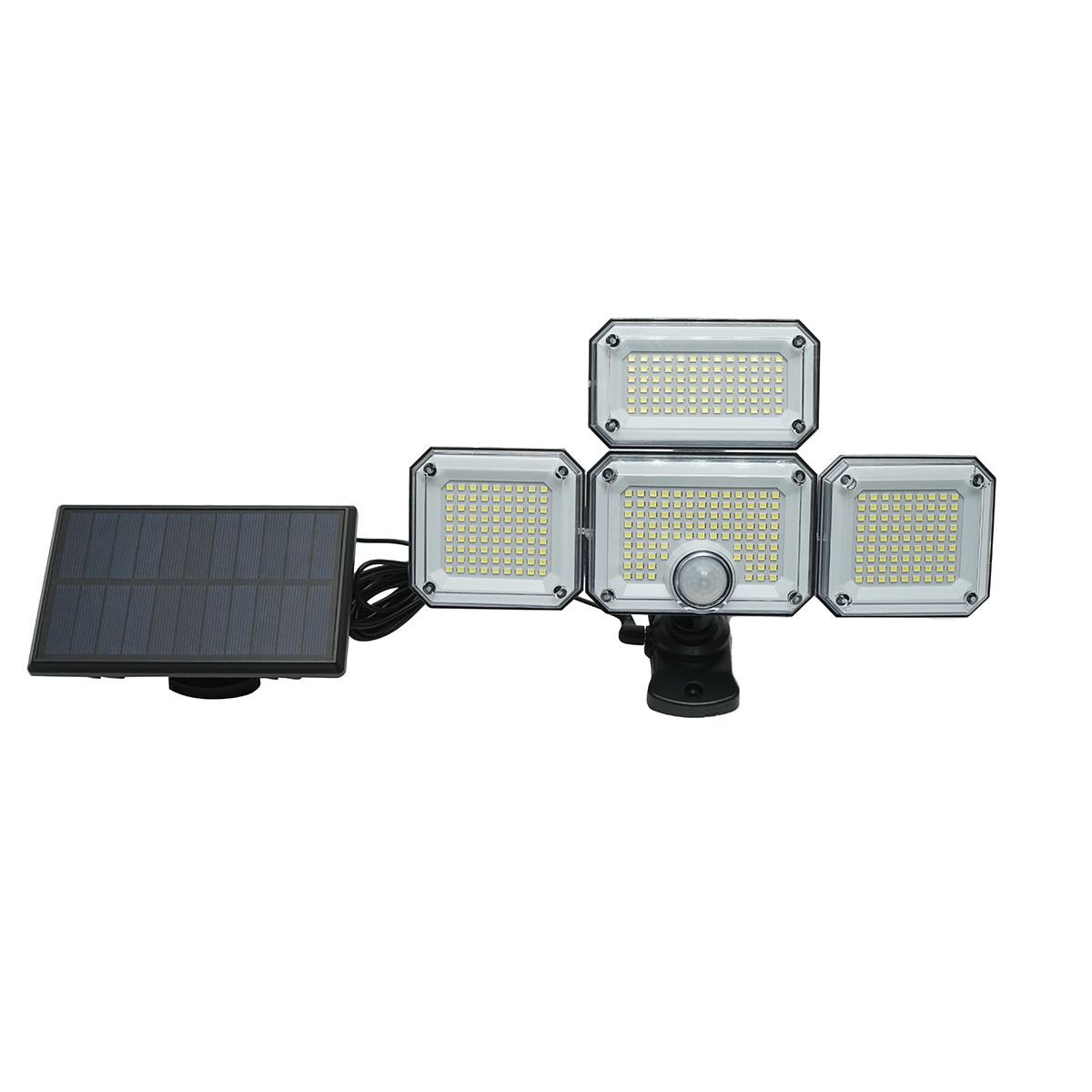 LED lámpa 8W, napelemmel, távirányítóval és 2400 mAh akkumulátorral, IP65, Breckner Germany