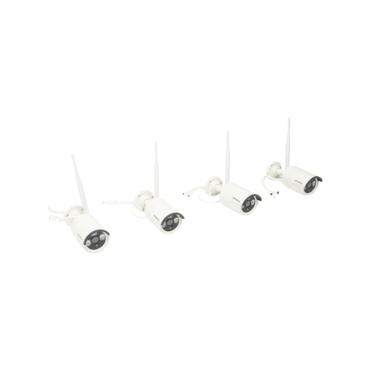 CCTV megfigyelőrendszer, 4 kamerával, mozgásérzékelővel, WIFI 2.4G, HD, Ls Vision